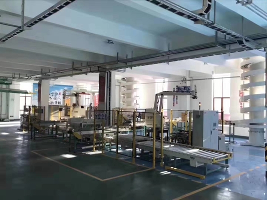 100NL/ Min Palletizer کیسه رباتیک بسته بندی صنعتی PLC سیستم پالت سازی اتوماتیک