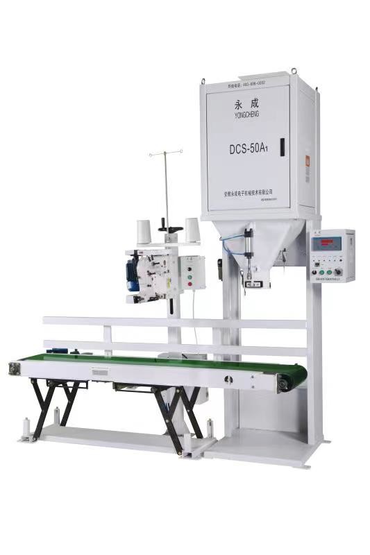 ماش دانه سویا گرانول پلاستیکی دستگاه بسته بندی کمی برنج DCS-50A1