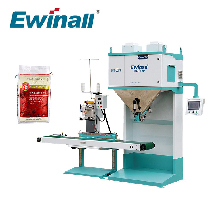دستگاه بسته بندی سریع برنج با فناوری پیشرفته DCS-15FS2 Ewinall 20 تن/ساعت