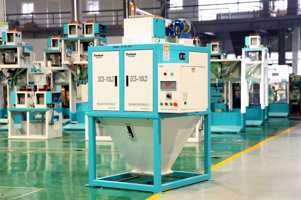 0.9KW صفحه نمایش FRK دستگاه مخلوط کن گندم مخلوط برنج برنج مقیاس جریان 50HZ